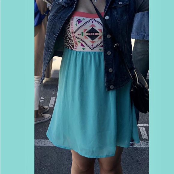 Flying Tomato Boho Strapless Mini Dress - Picture 4 of 8